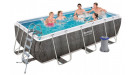 Бассейн каркасный 412x 201x 122см фильтр. насос (220-240В), лестница, диспенсер ChemConnect 56722