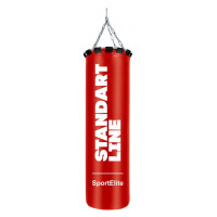 Мешок боксерский SportElite STANDART LINE  70см, d-30, 25кг, красный